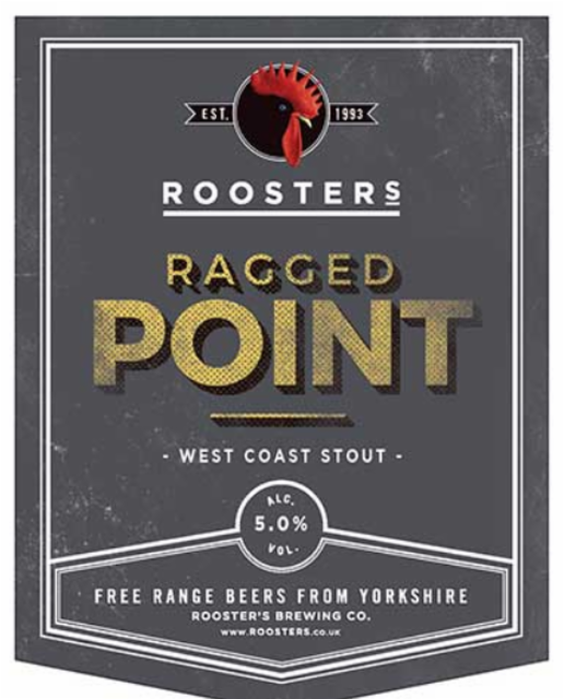 Ragged Point 5.0%, Rooster's Brewing Co., England