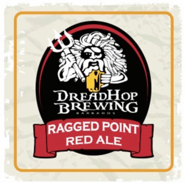 RAGGED POINT RED ALE 4.5%, dreadhop brewing, Barbados