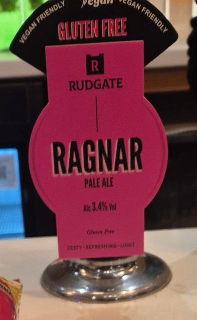 Ragner 3.4%, Rudgate Brewery, England