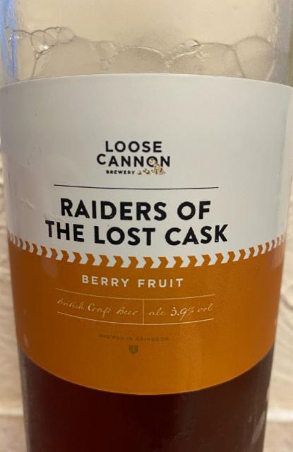 Raiders of the Lost Cask 3.9%, Loose Cannon Brewery, England