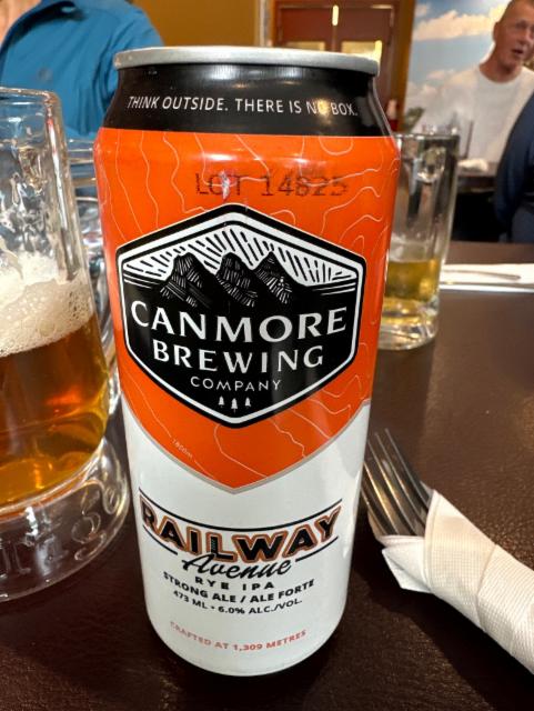 Railways Avenue 6.0%, Canmore brewing company, Canada