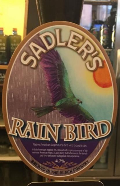 Rain Bird 4.7%, Sadler's Ales, England