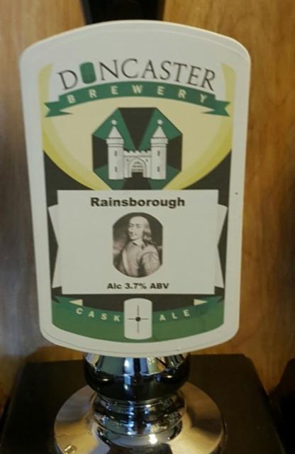 Rainsborough 3.7%, Doncaster Brewery, England