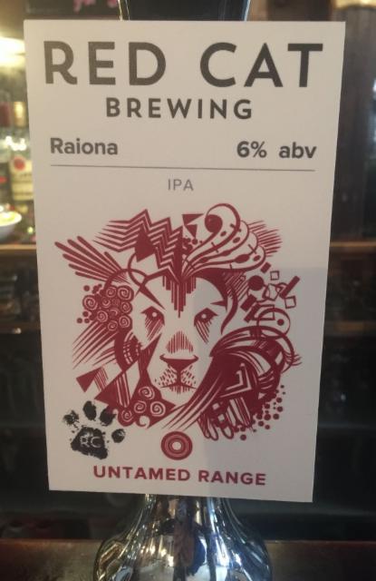 Raiona 6.0%, Red Cat Brewery, England