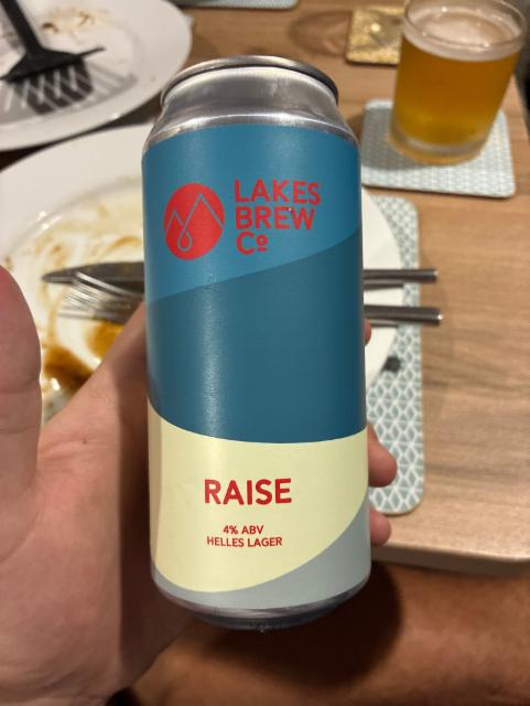 Raise 4.0%, Lakes Brew Co., England