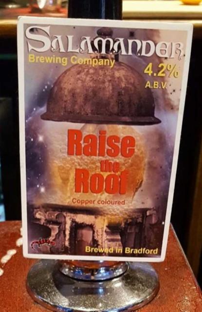 Raise the Roof 4.2%, Salamander Brewing Company, England