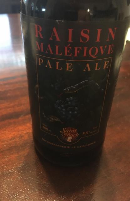 Raisin Maléfique 5.5%, Le Saint-Bock, Canada