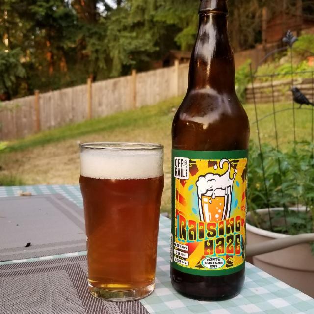Raising Haze North Eastern IPA 6.5%, Off the Rail Brewing, Canada
