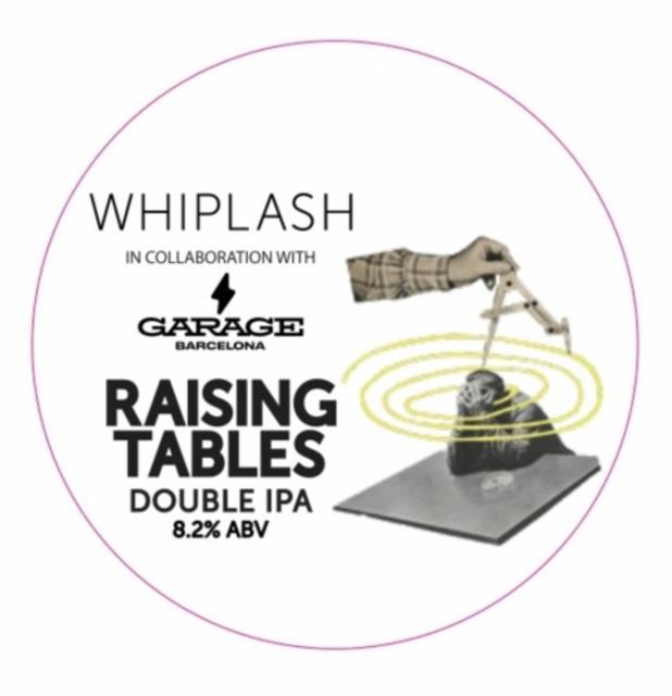 Raising Tables 8.2%, Whiplash, Ireland