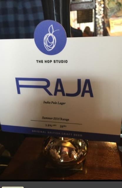 Raja 3.8%, The Hop Studio, England