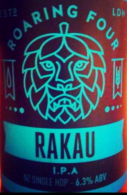 Rakau 6.3%, Roaring Four Brewing Company, England