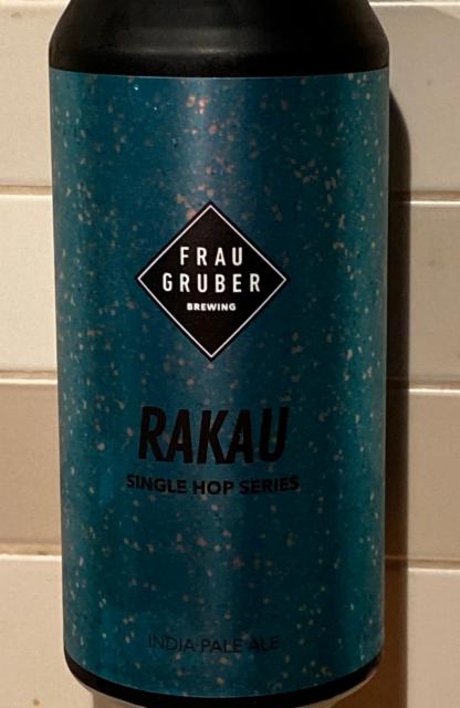 Single Hop Series: Rakau 6.8%, FrauGruber Brewing, Germany