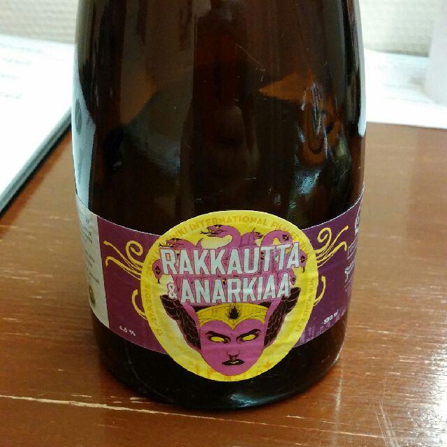 Rakkautta & Anarkiaa (2015) 4.6%, Saimaa Brewing Company, Finland