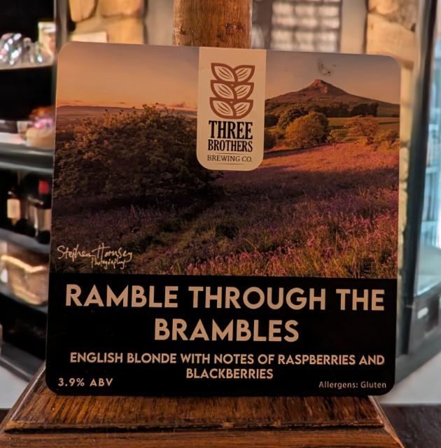 Ramble Through The Brambles 3.9%, Three Brothers Brewing Co, England