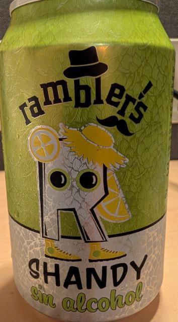Rambler's Shandy Sin Alcohol, Brasserie De Saint-Omer