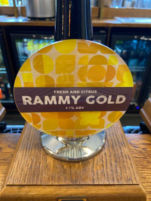 Rammy gold 4.1%, Thwaites Brewery, England