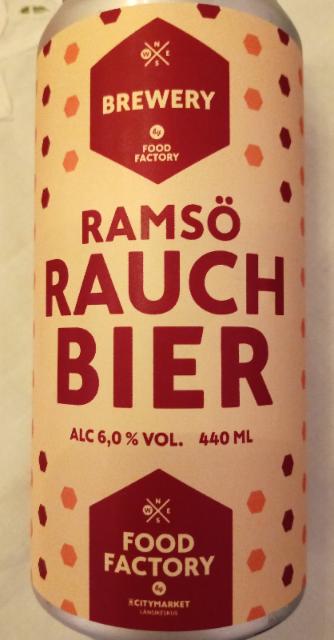 Ramsö Rauch Bier 6.0%, Food Factory Brewery by K-Citymarket Länsikeskus, Finland