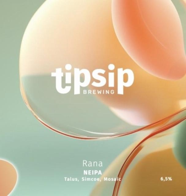 Rana 6.5%, Tipsip Brewing (Ex Tipsy Brewing), France