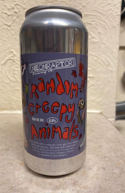 Random Creepy Animals 6.8%, Neon Raptor Brewing Co., England