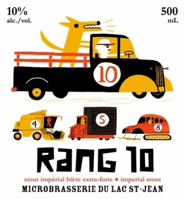 Rang 10 10.0%, Microbrasserie du Lac Saint-Jean, Canada