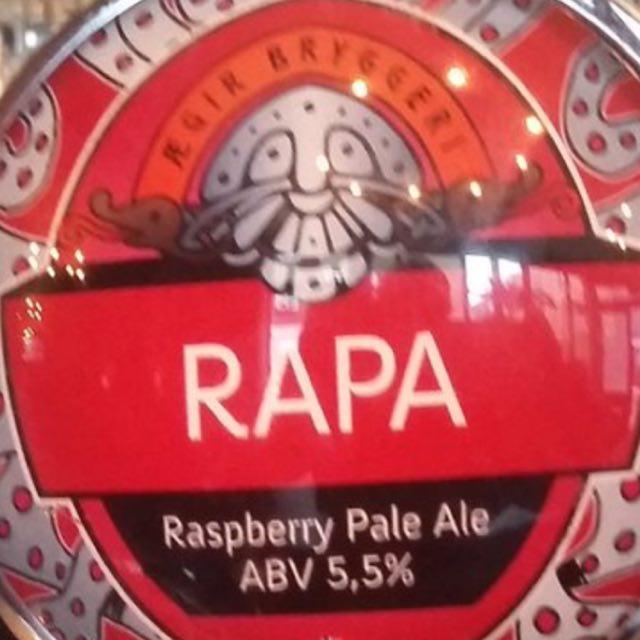 Rapa Rasberry Pale Ale 5.5%, Ægir Bryggeri, Norway