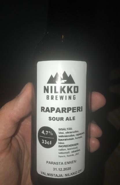 Raparperi Sour Ale 4.7%, Nilkko Brewing, Finland