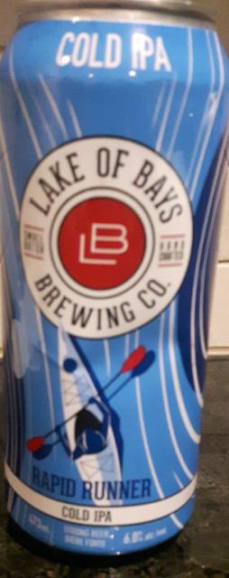 rapid runner 6.0%, Lake of Bays Brewing Company, Canada