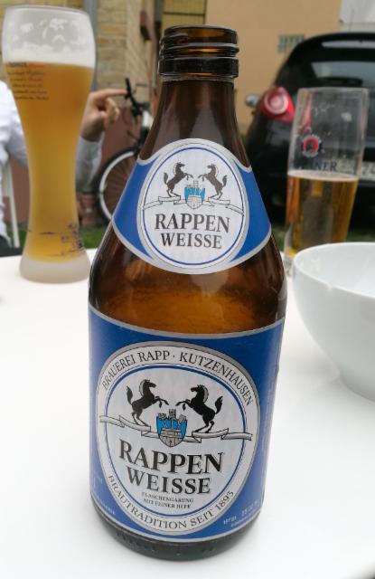 Rappen Weisse 5.5%, Brauerei Rapp, Germany