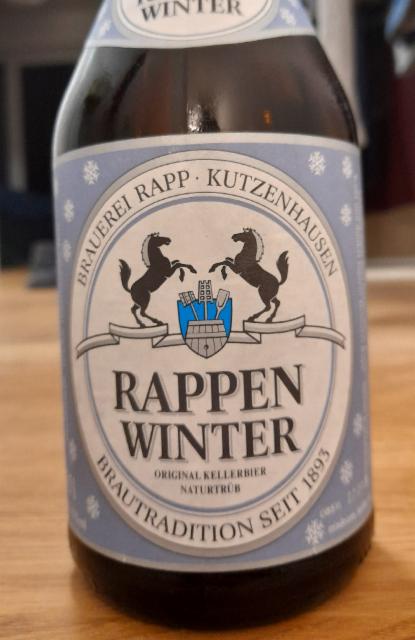 Rappen Winter 5.7%, Brauerei Rapp, Germany