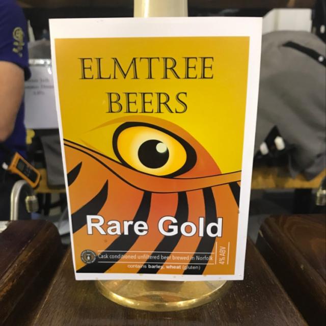 Rare Gold 4.0%, Elmtree Beers, England