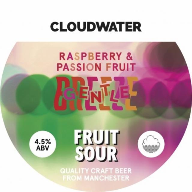 Raspberry & Passion Fruit Gentle Breeze 4.5%, Cloudwater Brew Co., England