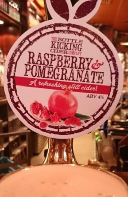 Raspberry & Pomegranate 4.0%, The Bottle Kicking Cider Co., England