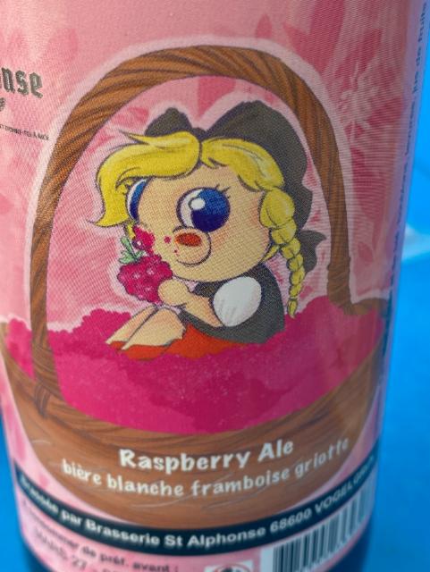 Raspberry Ale 5.5%, Brasserie St Alphonse (Saint-Alphonse), France
