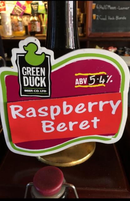 Raspberry Beret 5.4%, Green Duck Beer Co., England