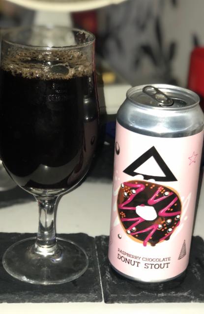 Raspberry Chocolate Donut Stout 5.8%, Wild Card Brewery, England