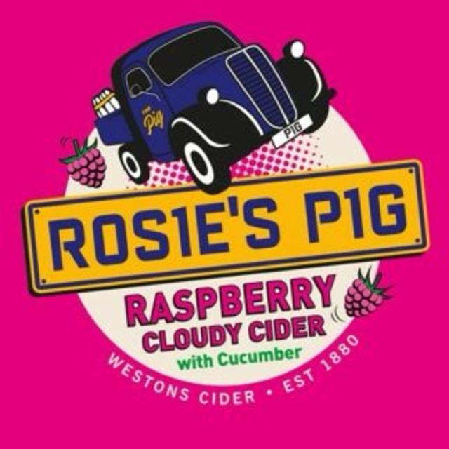 Raspberry Cloudy Cider with Cucumber 4.0%, Westons Cider, England