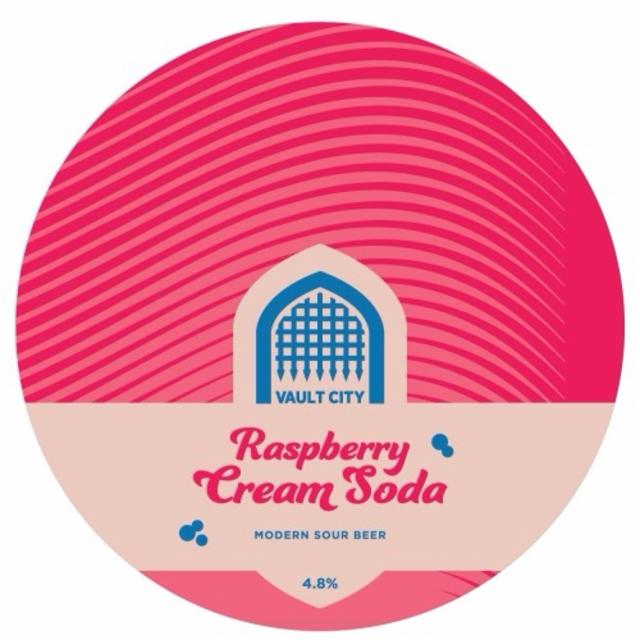 Raspberry Cream Soda 4.8%, Vault City Brewing, Scotland