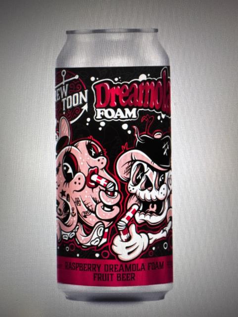 Raspberry Dreamola Foam, Brew Toon