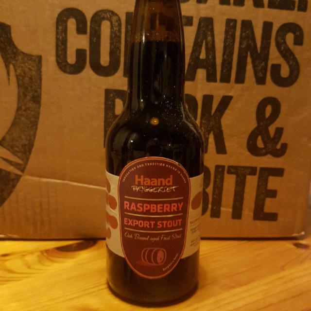 Raspberry export stout 7.6%, Haandbryggeriet AS, Norway