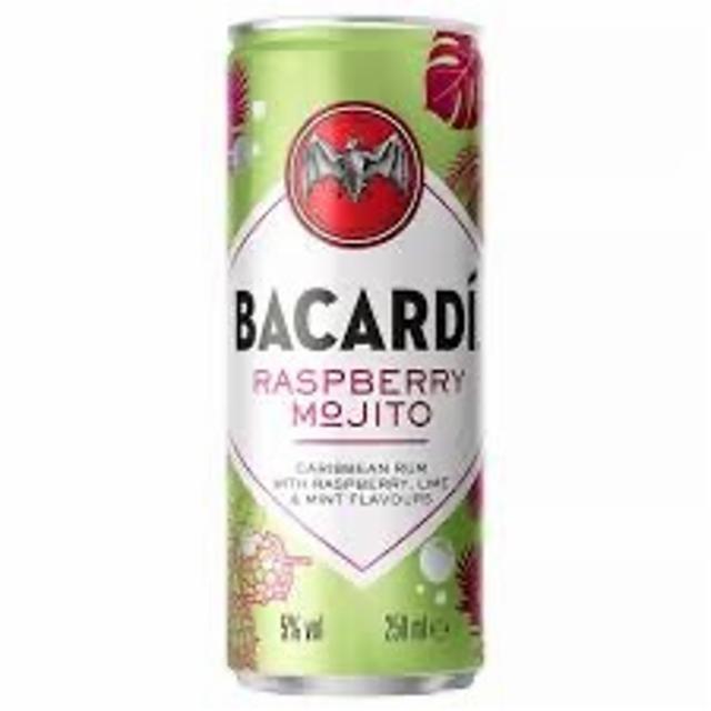 Raspberry Mojito 5.0%, Bacardi, Bermuda