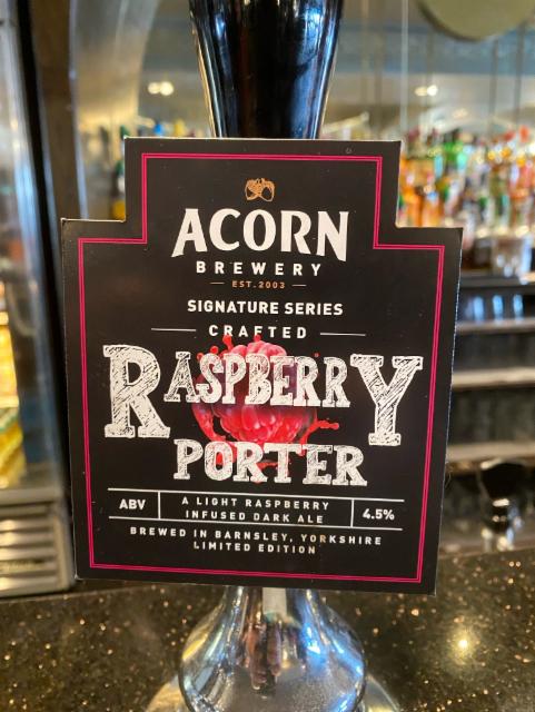 Raspberry Porter 4.5%, Acorn Brewery, England