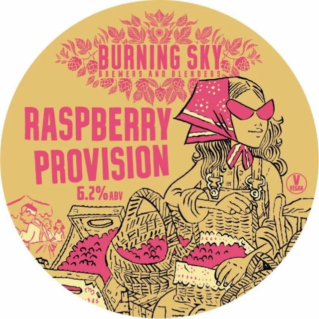 Raspberry Provision 6.2%, Burning Sky Brewery, England