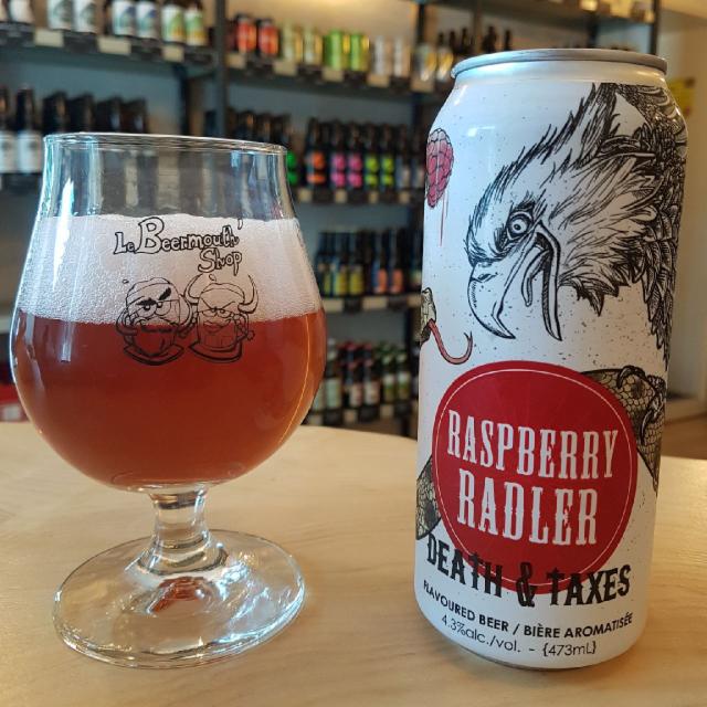 Raspberry Radler 4.3%, Sawdust City Brewing Company, Canada