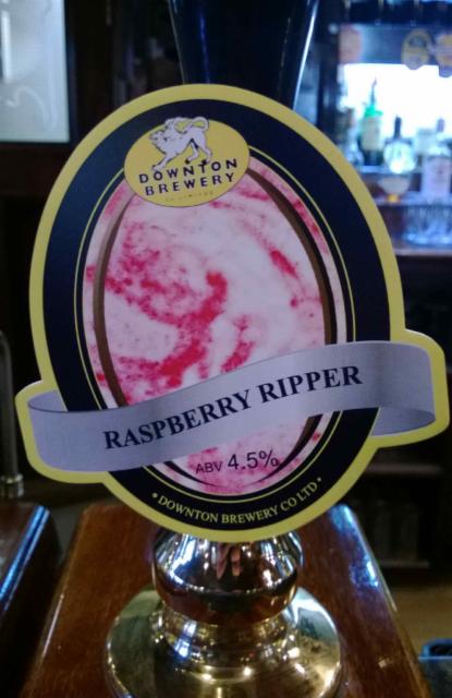 Raspberry Ripper 4.5%, Downton Brewery, England