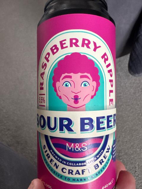 Raspberry Ripple 5.5%, Siren Craft Brew, England