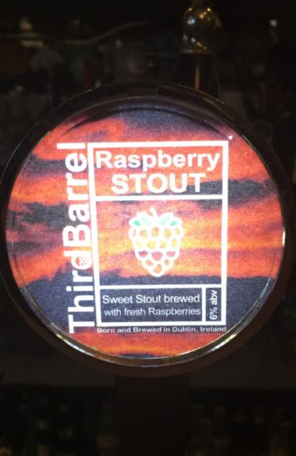 Raspberry Stout 6.0%, Third Barrel, Ireland