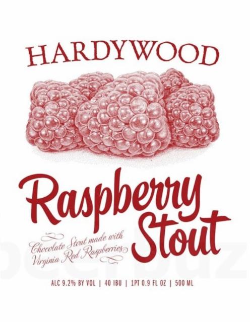 Raspberry Stout 9.2%, Hardywood Park Craft Brewery, United States