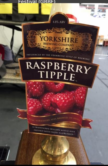 Raspberry Tipple 4.8%, Yorkshire Brewing Company, England