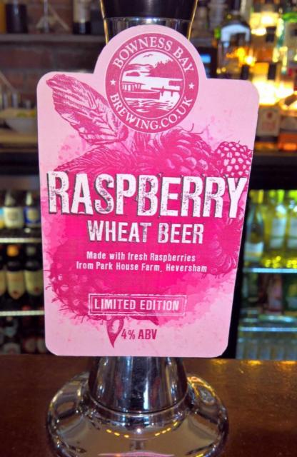 Raspberry Wheat Beer 4.0%, Bowness Bay Brewing, England