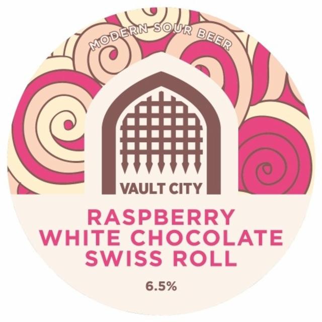 Raspberry White Chocolate Swiss Roll 6.5%, Vault City Brewing, Scotland